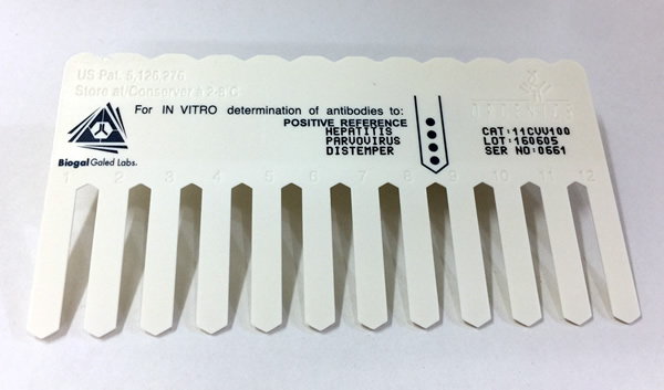 構成品 – 犬用ワクチチェック vaccicheck