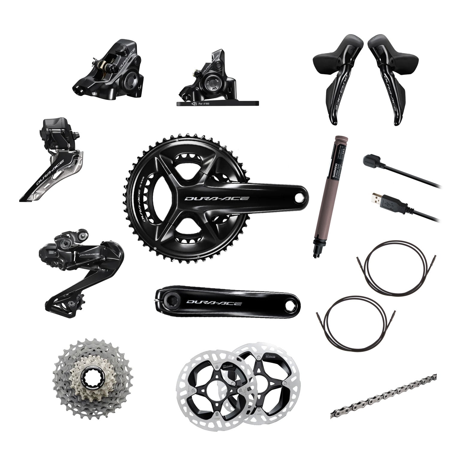 Shimano - Dura-Ace R9270 Di2 Disc Brake 12 Speed Groupset