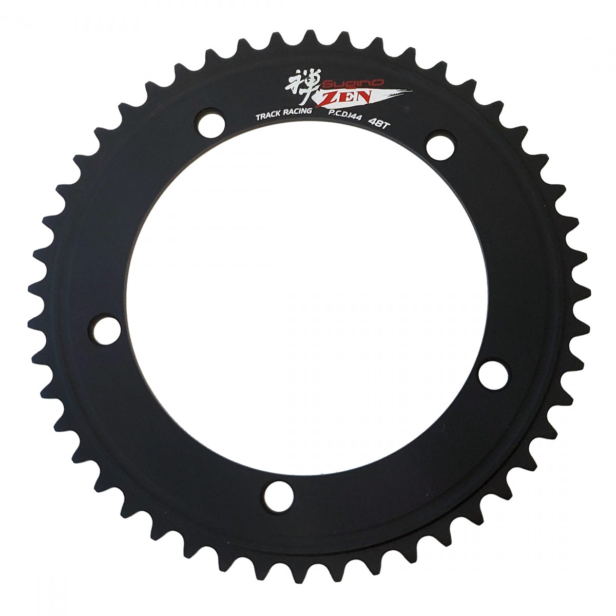 Chainring Sugino Zen Standard 48T, 144bcd, 1/8: Black – Velo Mine