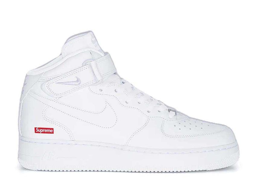 Supreme × Nike Air Force 1 Mid White シュプリーム × ナイキ エア