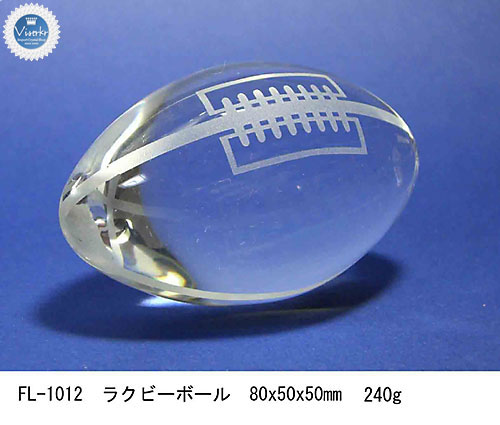 XHCSS-1002 クリスタル ラグビーボールの商品ご注文ページ