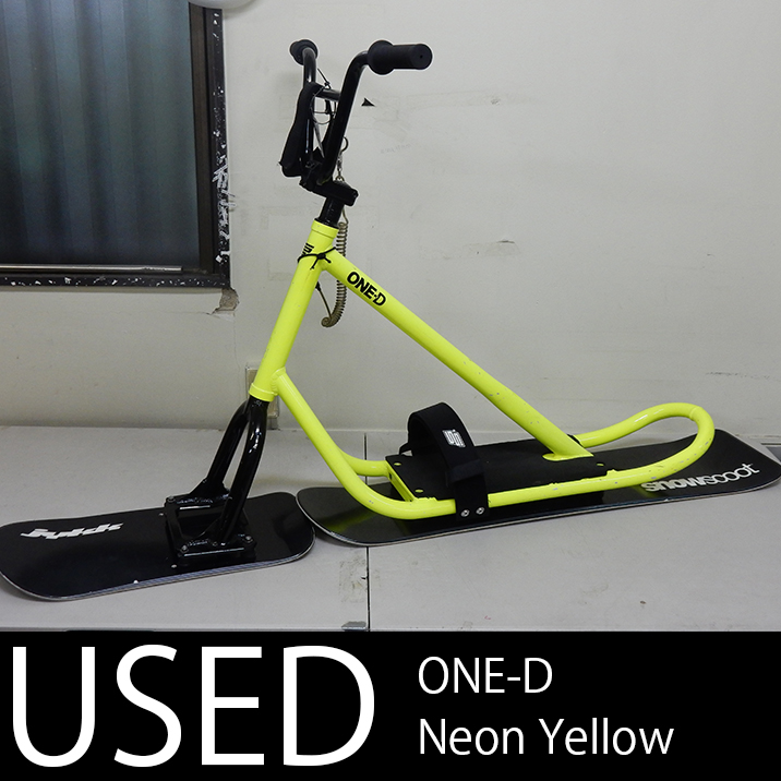 中古】スノースクート SNOWSCOOT 2015モデル JYKK ジック ONE-D NEON