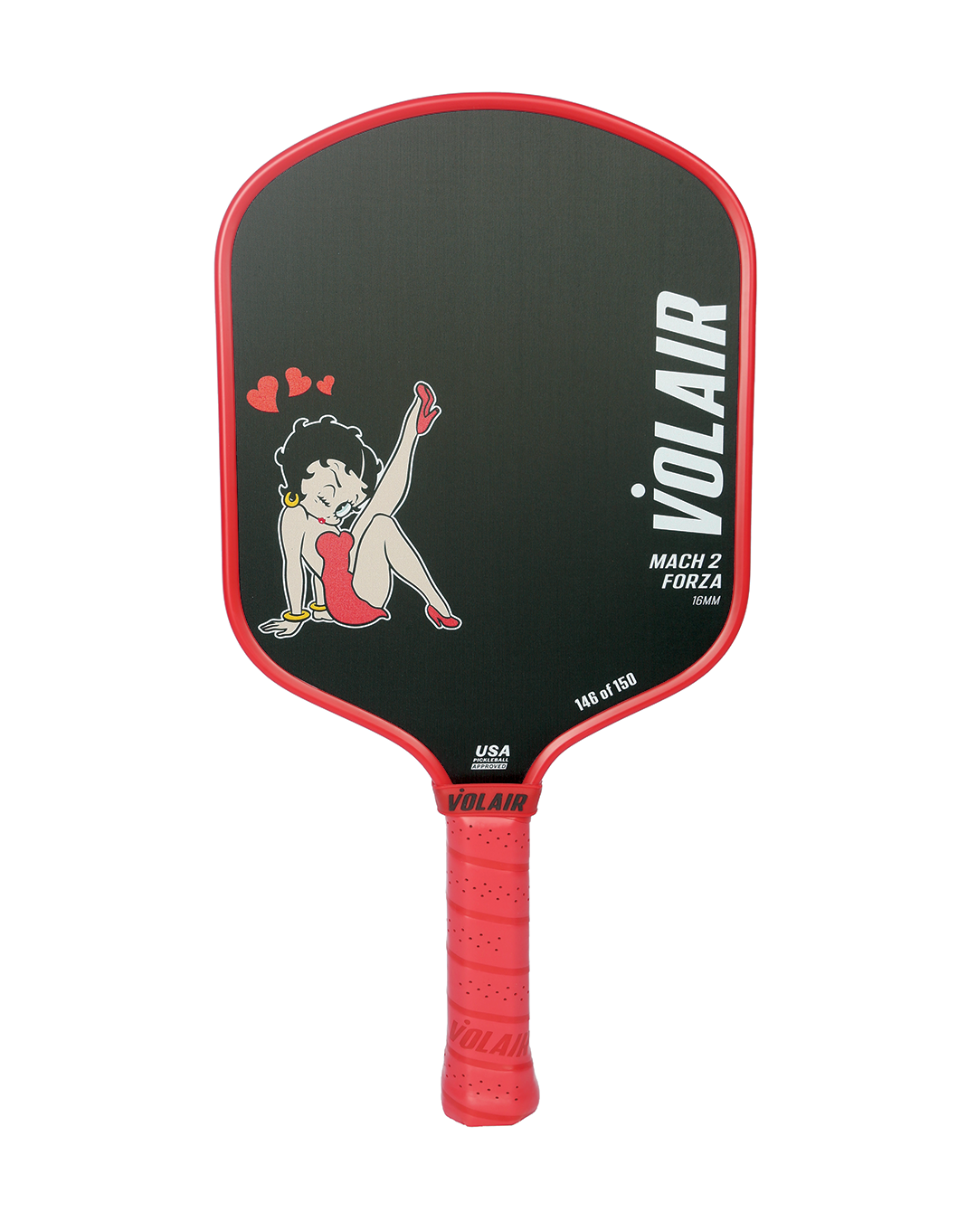 Mach 2 Forza Pickleball Paddle 16mm: Betty Boop 