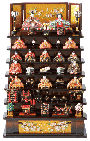 丹青堂製 コンパクト段飾り雛人形 商品一覧ページ 丹青堂｜書道用品