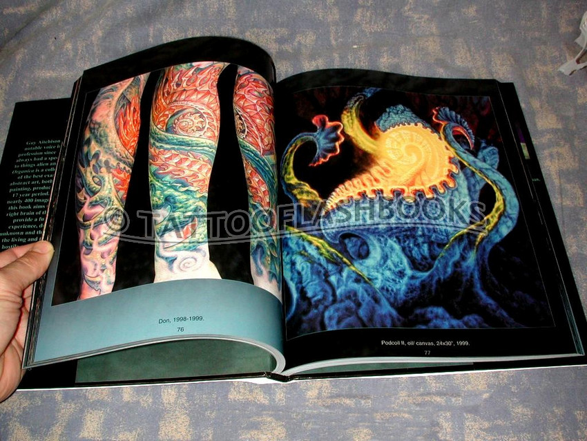 tattooflashbooks.com - Guy Aitchison - Organica