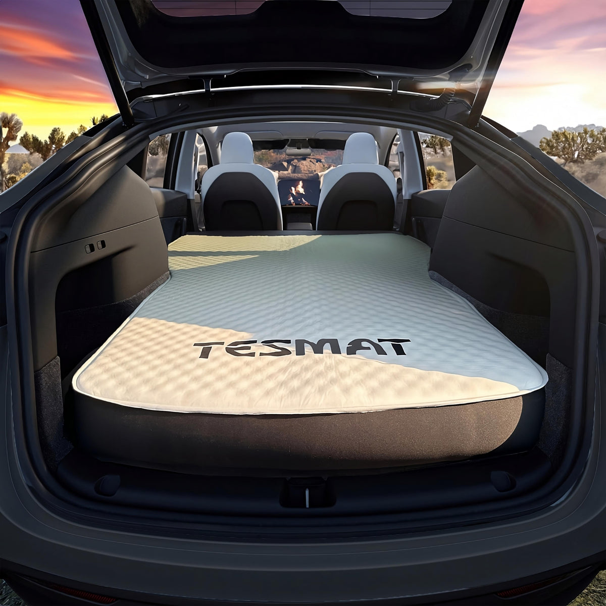 TESMAT Luxe Mattress for Model Y | Tesla Mattresses + Privacy Screens