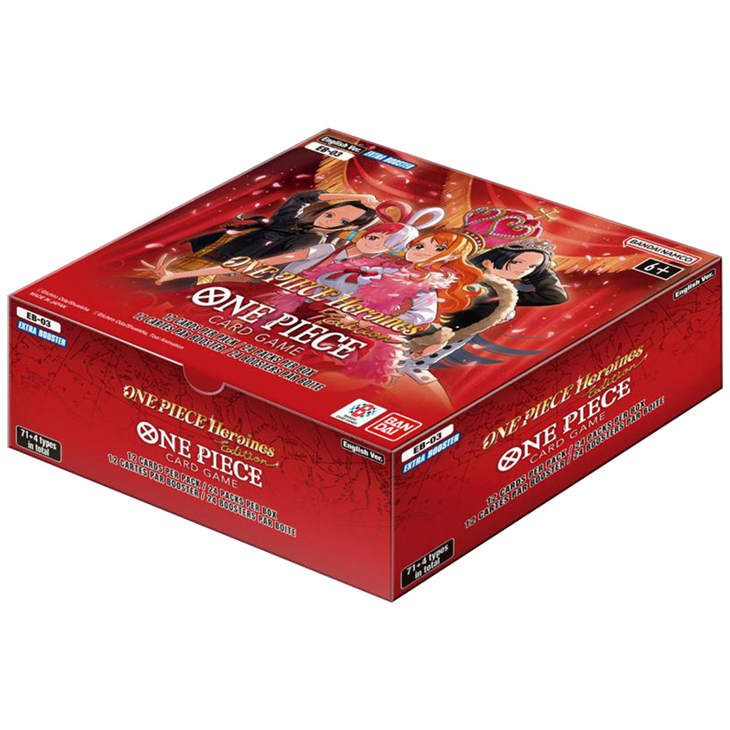 One Piece TCG: Heroines Edition English Booster Box EB-03 Display