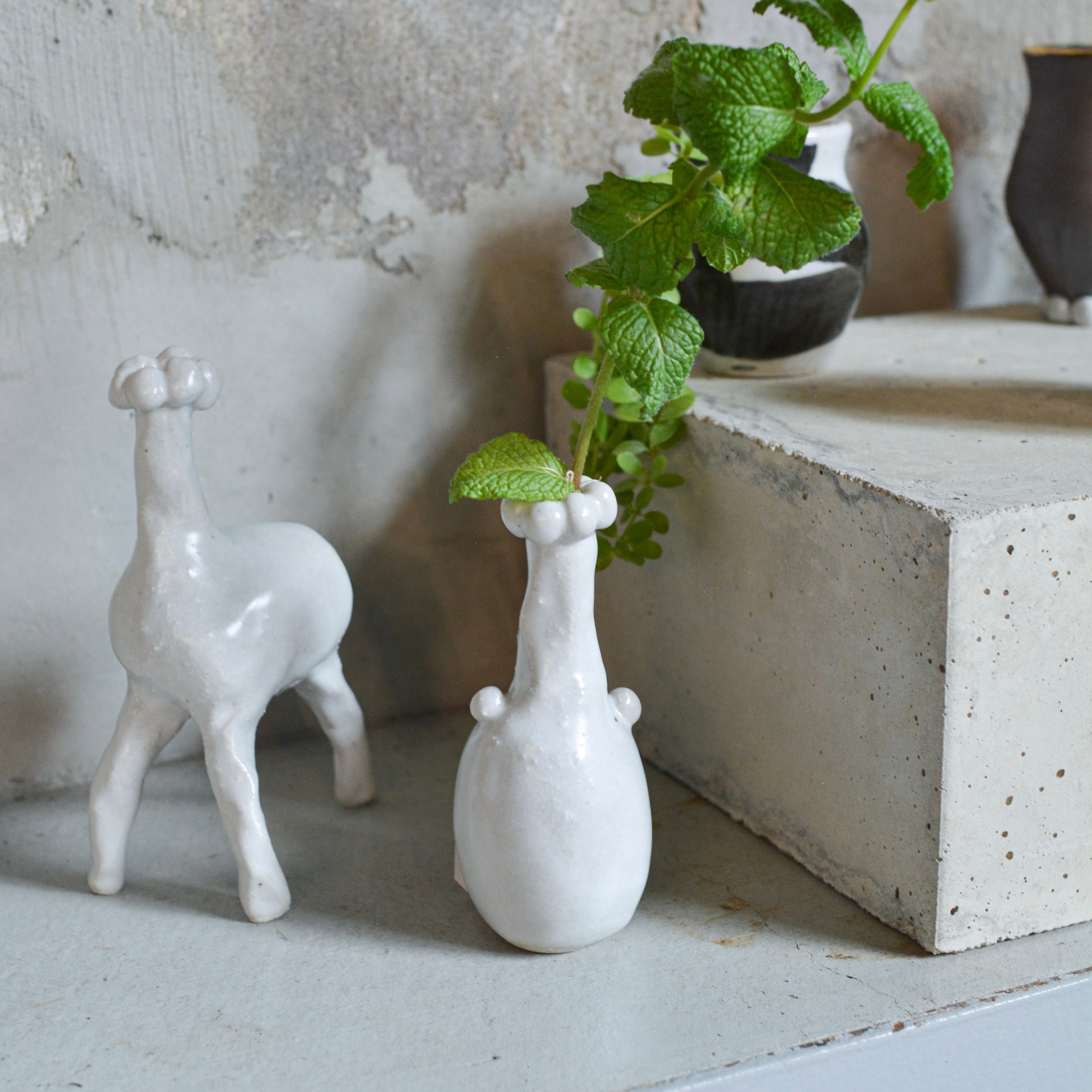 クリーチャーフラワーベース by Briget Bodenham I 花器 I プラント