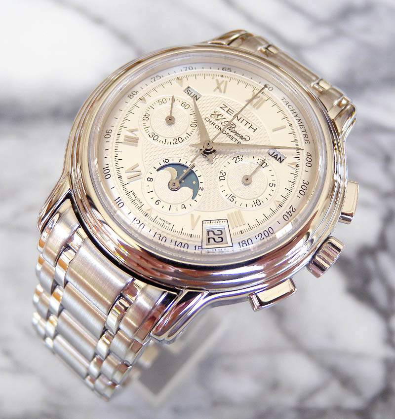 ゼニス クロノマスタ－ T トリプルカレンダームーンフェイズ 01.0240