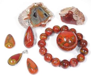 天然アゲート/戦国紅瑪瑙原石・丸玉