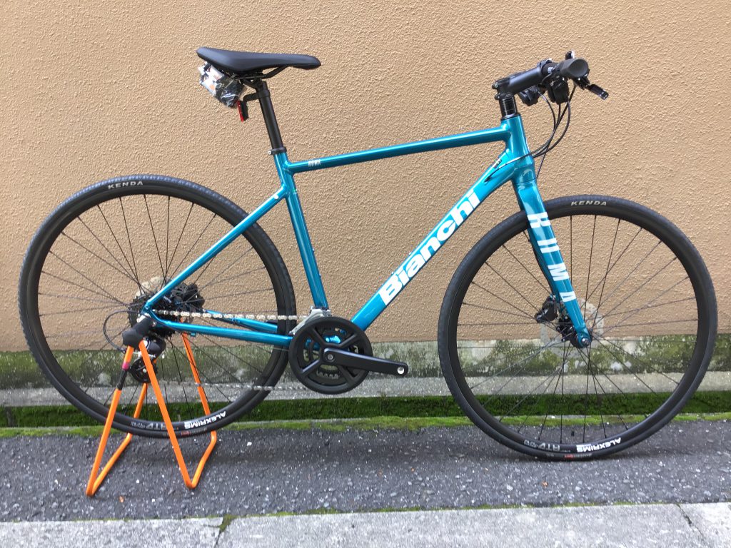 お買得 Bianchi ROMA 3 2×8 DISC 500mm ブルー | トモダサイクル 大阪