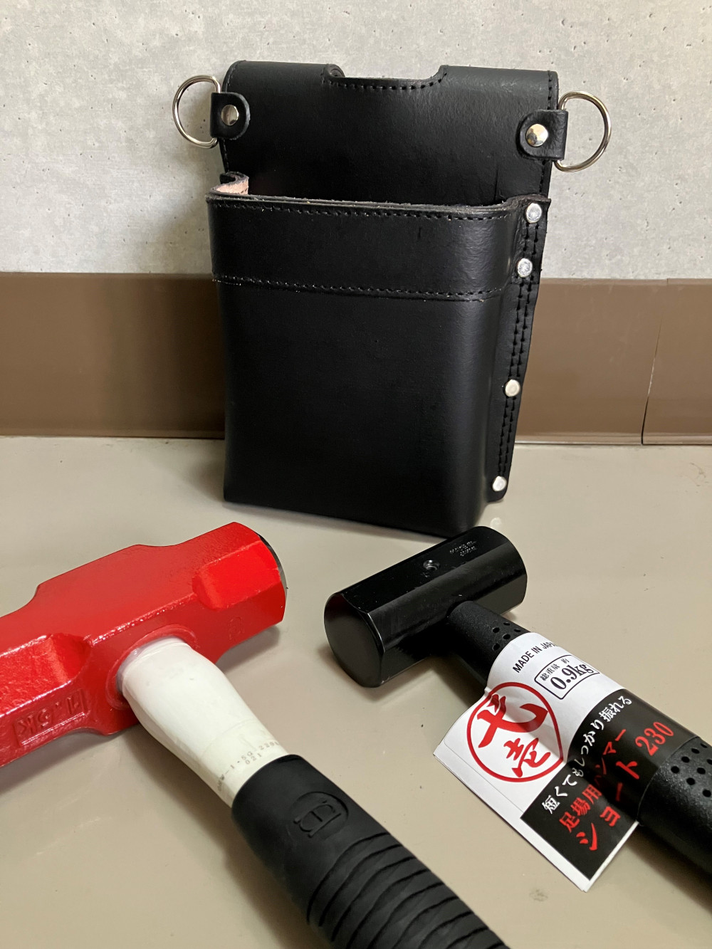 LXSeries 鳶壱TB-1 LX-24 1枚革腰袋 Type-A｜革製 作業工具ホルダー