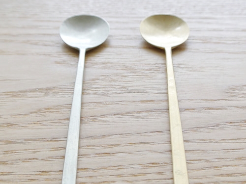 坂野友紀のコーヒースプーン（洋白＆真鍮） | インテリアブログ 22web