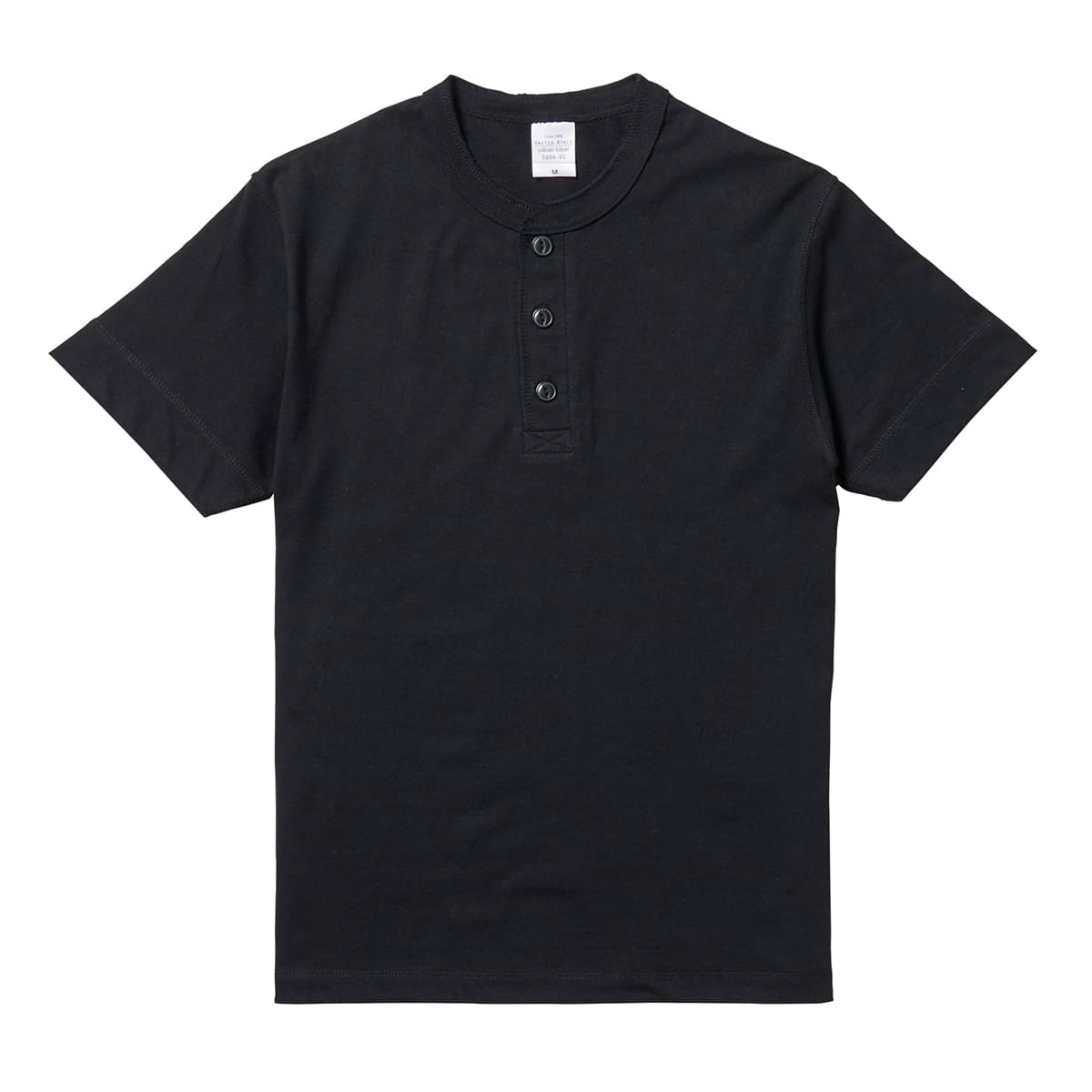 5.6オンス ヘンリーネック Tシャツ | メンズ | 1枚 | 5004-01