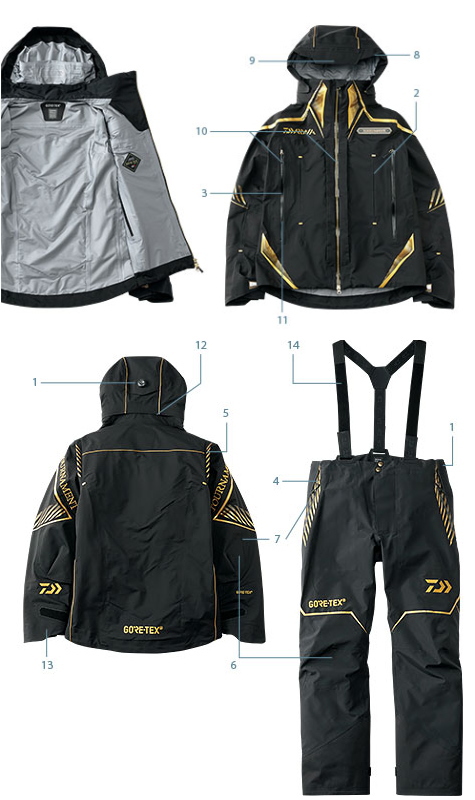 30％OFF：トーナメント ゴアテックス(R) レインスーツ DR-1007T