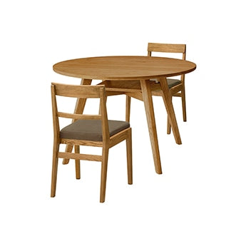 ADDAY(アディ) ダイニング3点セットΦ1100 ブラウン | ダイニングセット