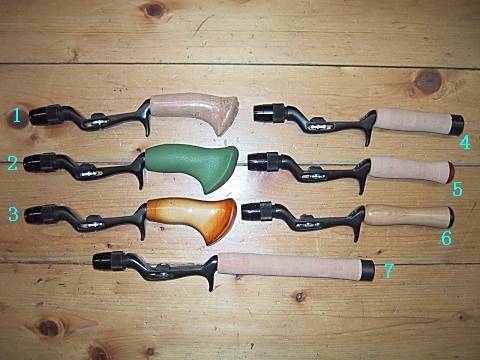 アルミオフセットハンドル | うらしま堂 渡辺つり具店