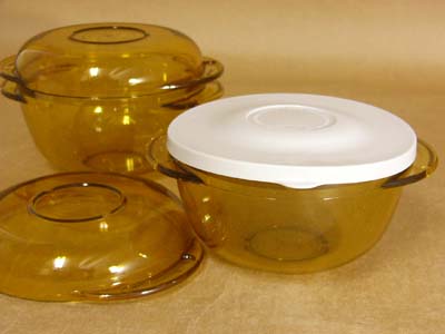 タッパーウェア タッパーウェーブ2000丸型(小)シール付x2 【器道楽】