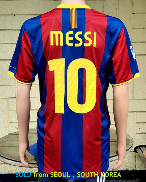 SPANISH LA LIGA BARCELONA FC 2010-2011 TREBLE TITLE CHAMPION MESSI