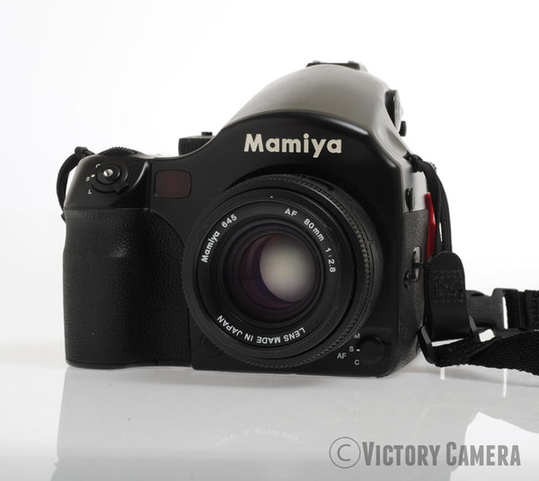 Mamiya 645AF 645 AF 6x4.5 Medium Format Camera w/ 80mm Lens 120 Back [