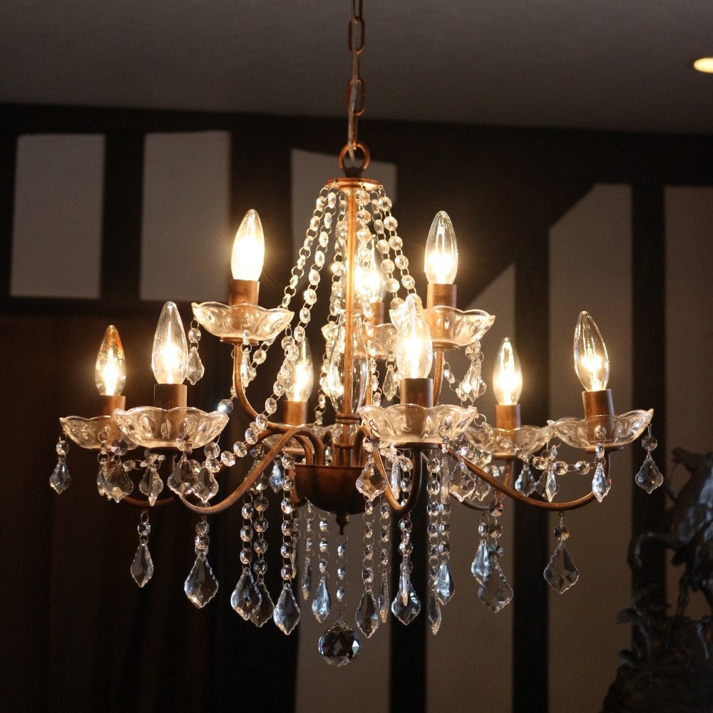 ゴージャスな雰囲気が美しい シャンデリア9灯 OR1-OP-005-6+3AT