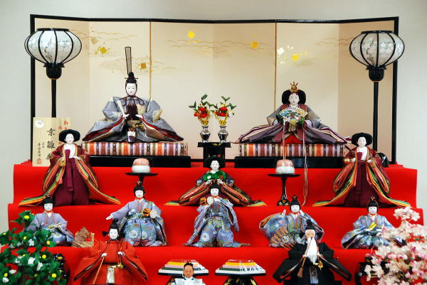 平安寿峰作 七段飾り