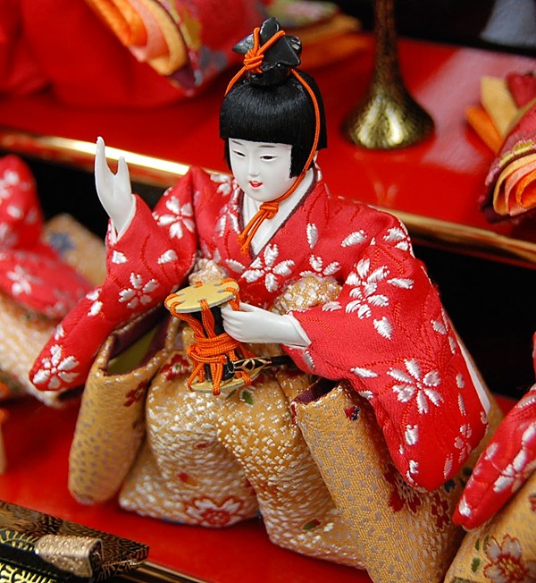京甫作 収納雛十人飾｜雛人形・五月人形なら人形の和光