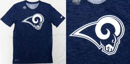 ロサンゼルス ラムズ グッズ を手広く取り扱う、実店舗駅チカ販売店