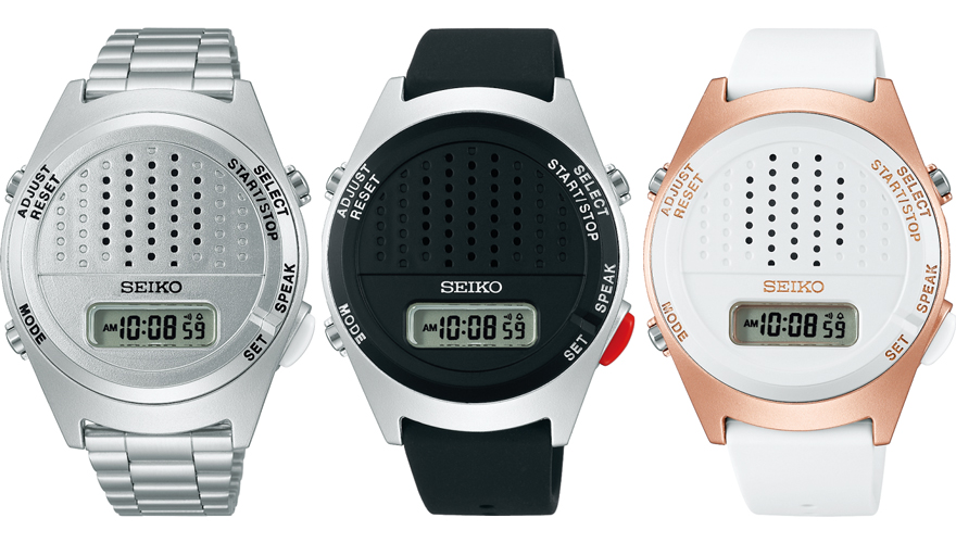 セイコーの音声デジタルウオッチが、インクルーシブデザインの考え方に