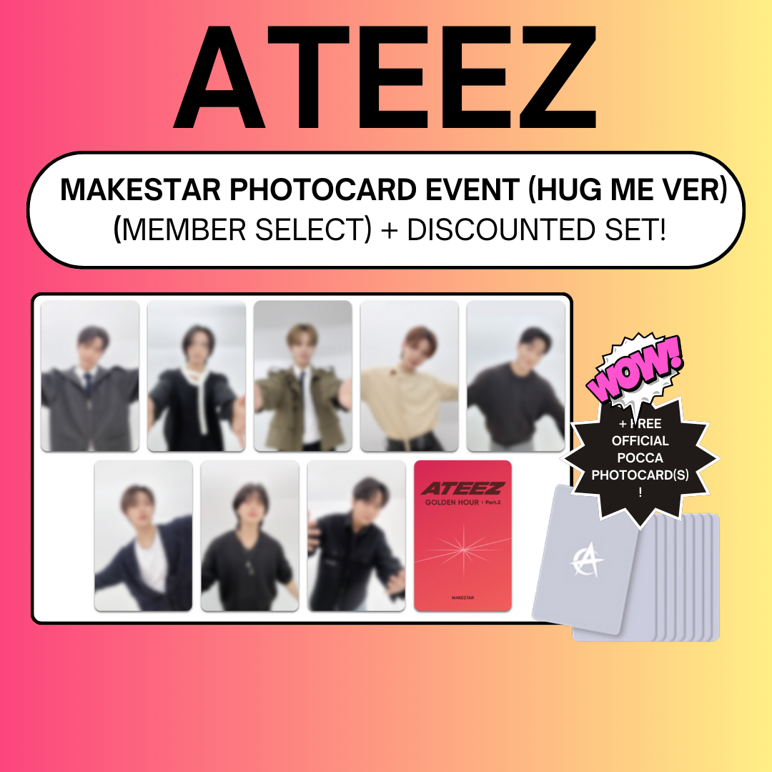 11/16 MAKESTAR PHOTOCARD EVENT] ATEEZ - GOLDEN HOUR: Part.2 (PRE