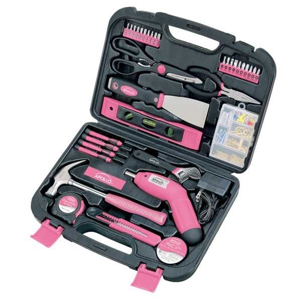 135 pc. Household Tool Kit Pink, Model DT0773N1 | Woodcraft