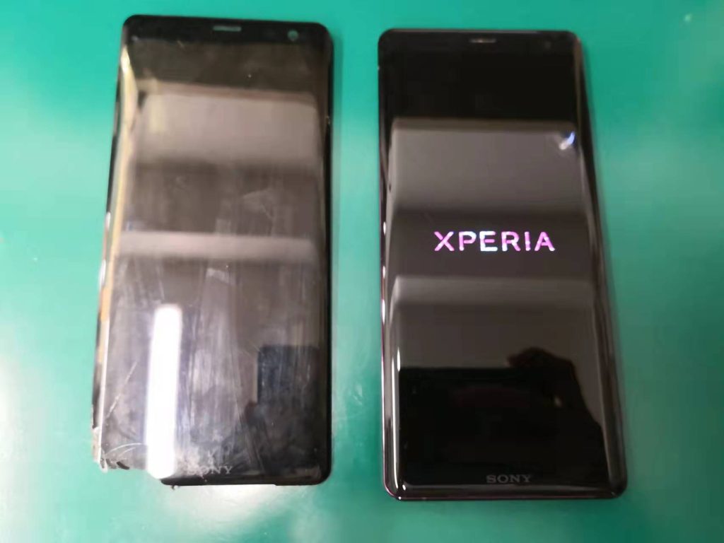 郵送修理】Xperia XZ3 ガラス割れ 画面破損 映らない 液晶漏れ データ
