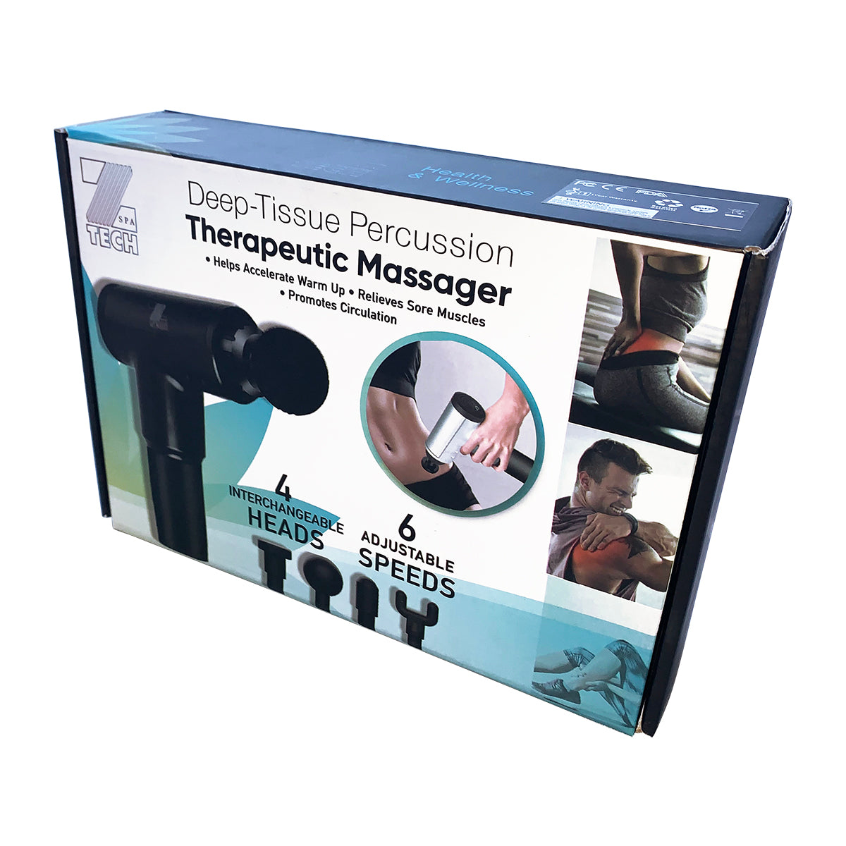 ZTECH Massage Gun 4 Heads 6 Levels – My Store