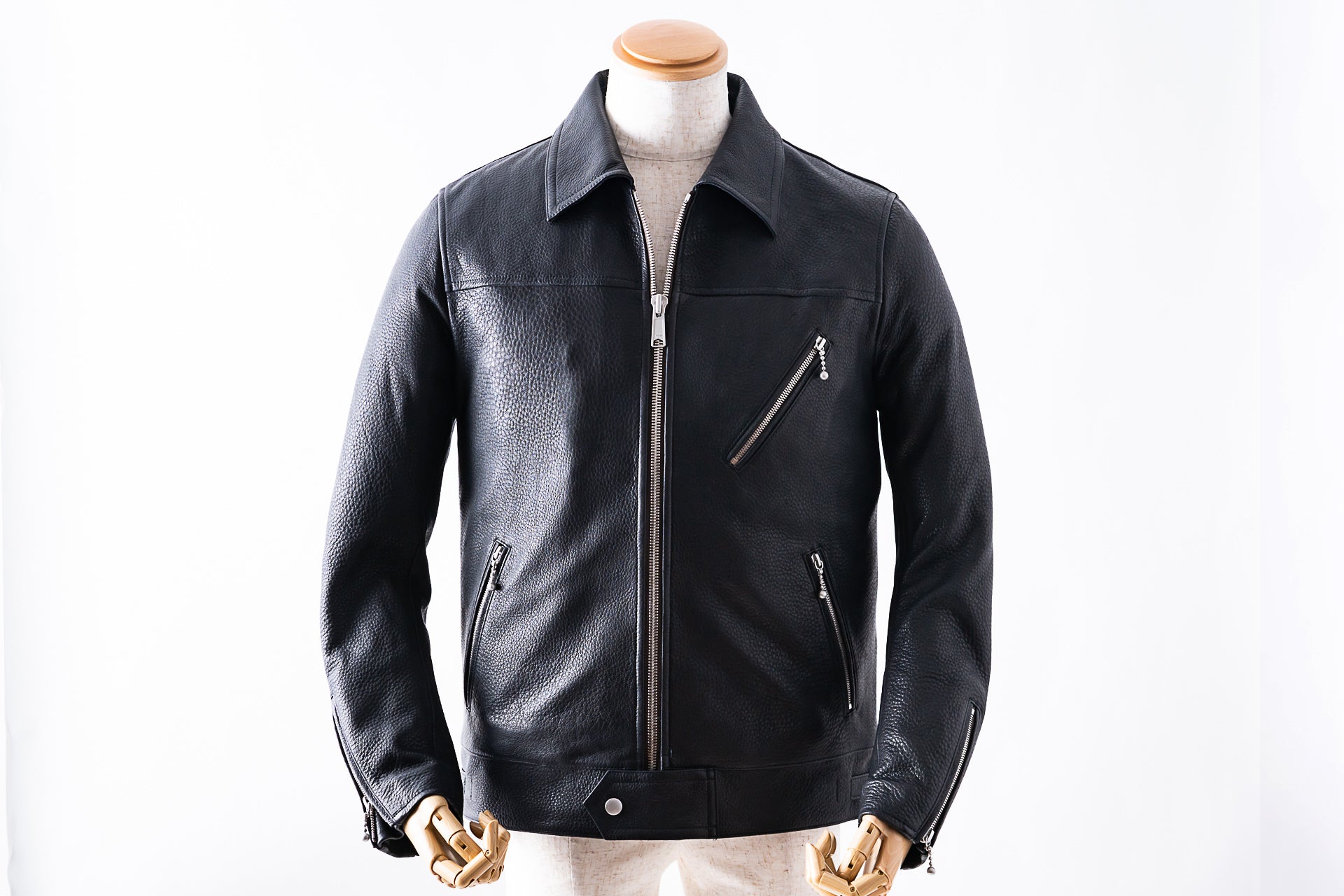 エゾシカレザー ライダースジャケット YDL-02 – Yuku Deer Leather Wears