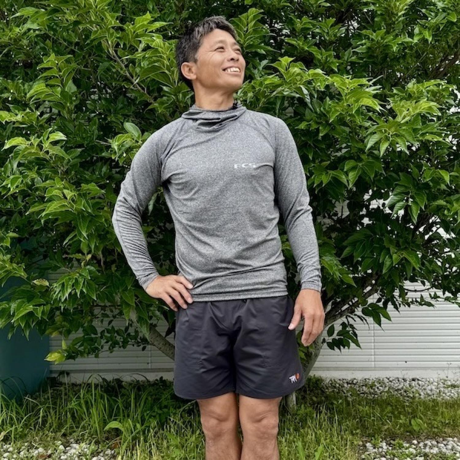 FCS フード付きラッシュガード|沖縄サーフィンショップ「YES SURF」