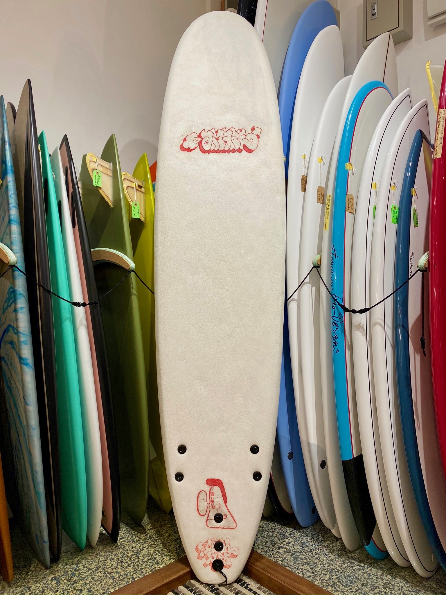 USED ( LOG 7.6 Barry McGee and Josh Lazcano Tri Fin）|Okinawa surf