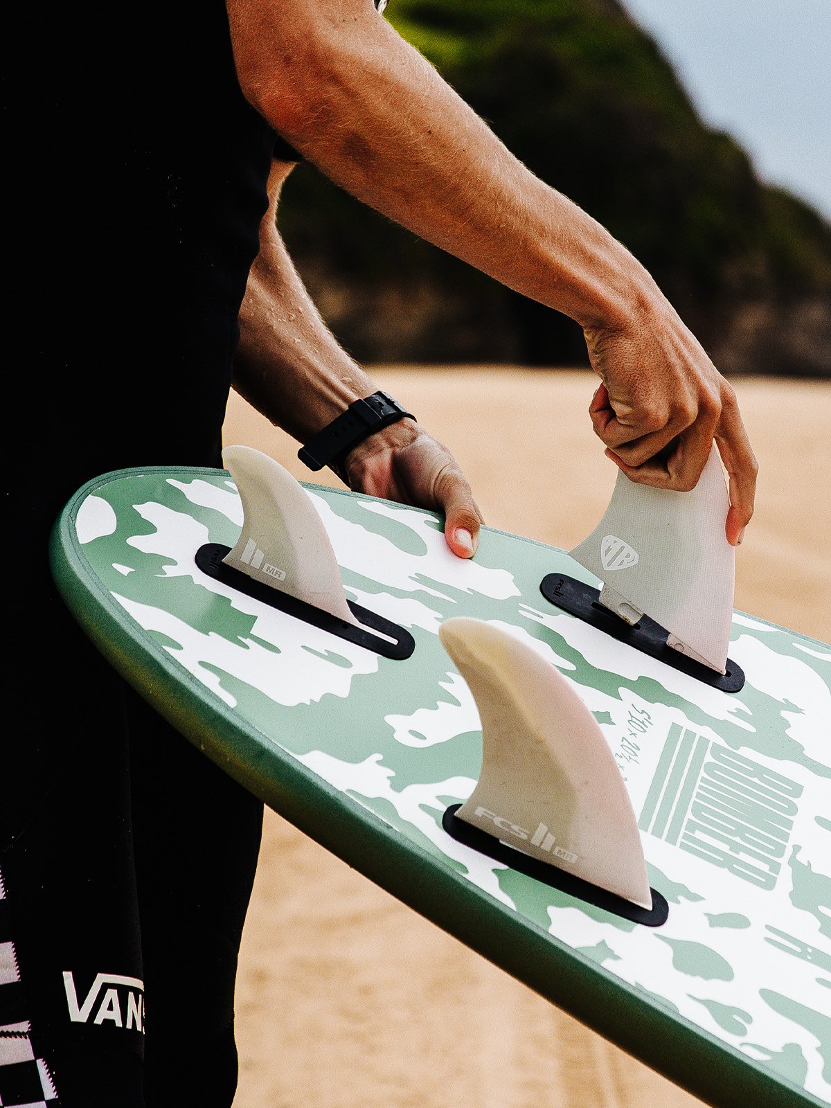 SOFTECH BOMBER 6.10 Smoke Green|沖縄サーフィンショップ「YES SURF」