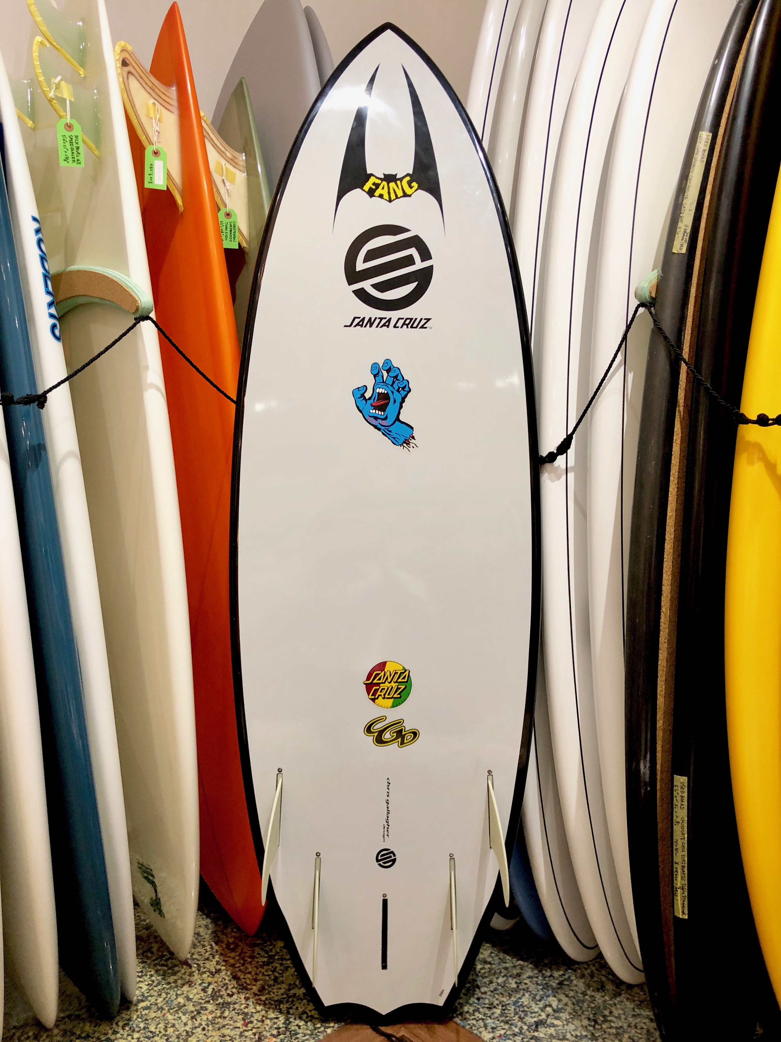 USED BOARDS (SANTACRUZ SURFBOARD FANG DECKS 5.6)|沖縄サーフィン