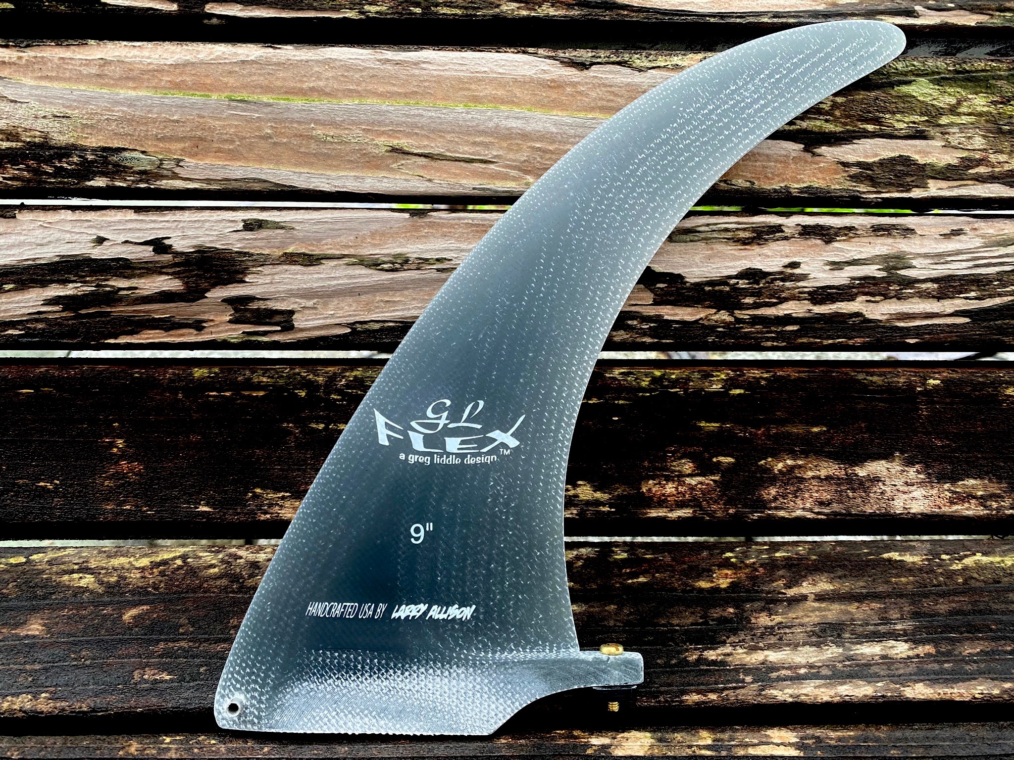 9.0 Greg Liddle Fins Narrow Volan Smoke 【FIBRE GLAS FIN】 |沖縄