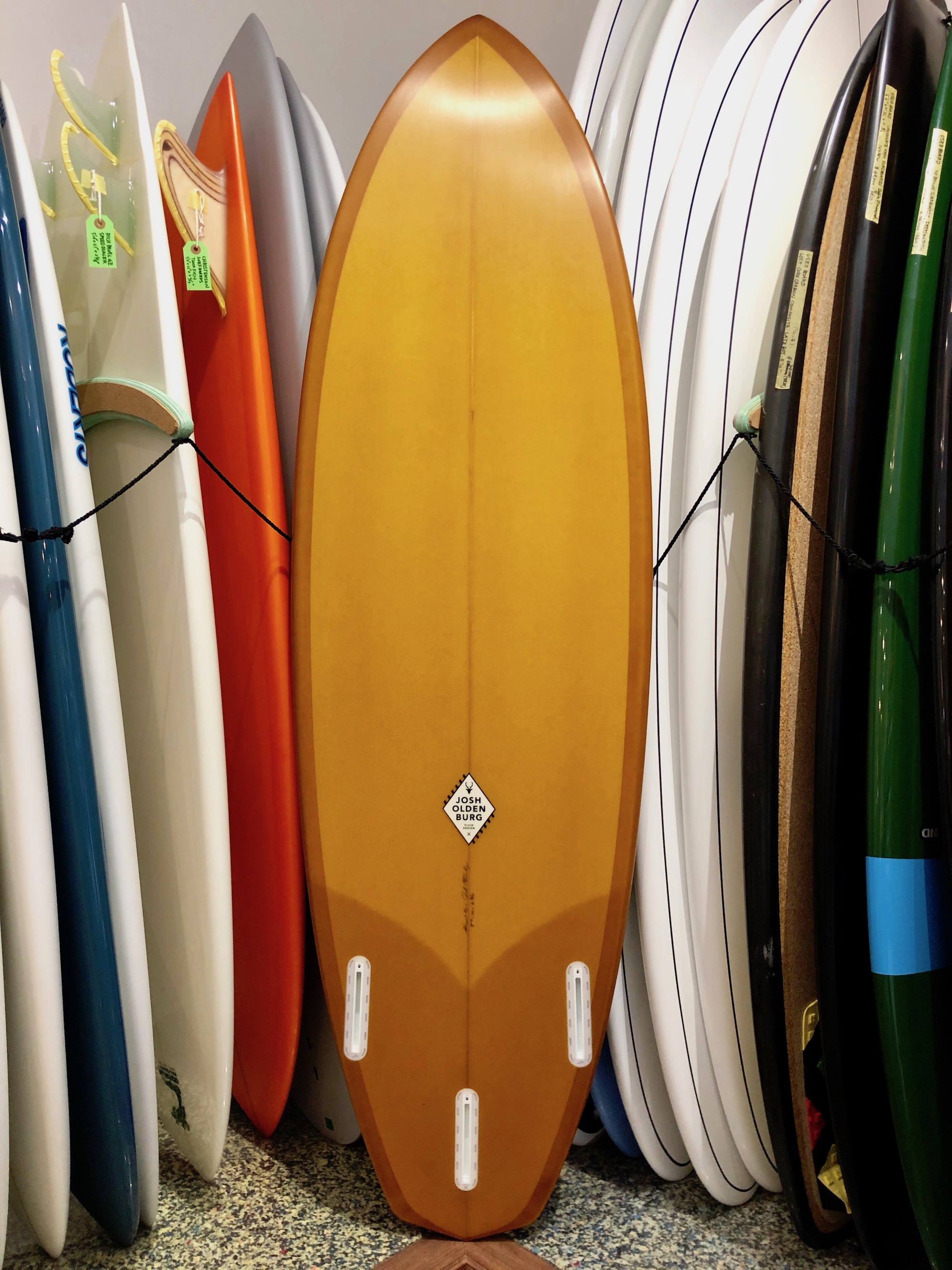 Josh Oldenburg Diamond Tail Tri Fin 5.10|沖縄サーフィンショップ