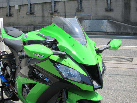 ZX-10R 11-15 純正用ミラーカバー --