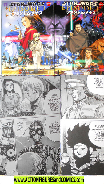 STAR WARS Episode I MANGA #1-2 Complete Set – ActionFiguresandComics