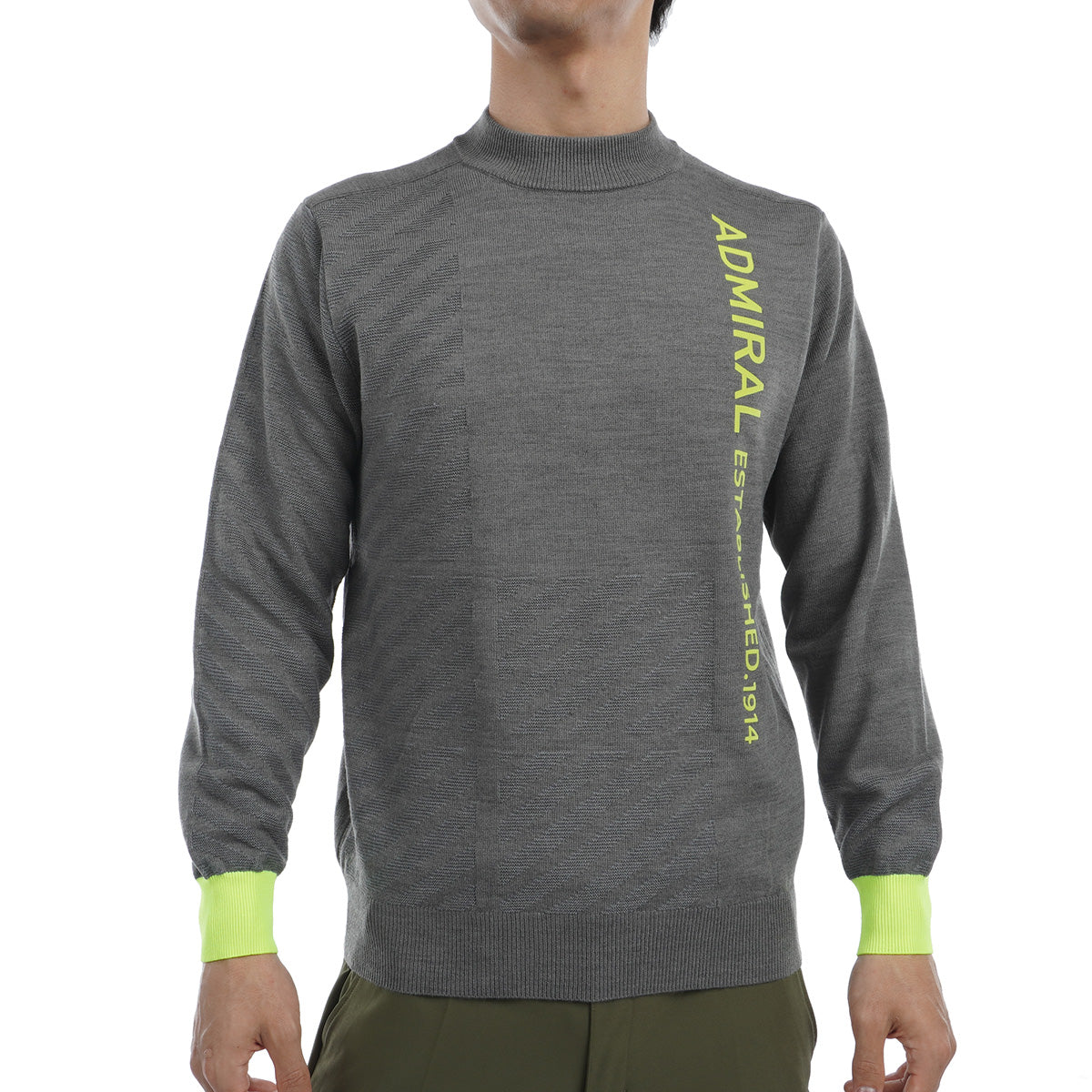 ラインロゴ モックネックセーター ADMA466 – ADMIRAL