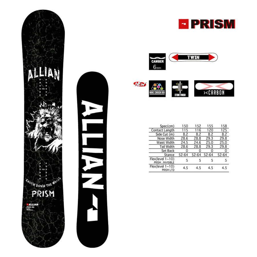 PRISM - ALLIAN SNOWBOARDS 18-19 JAPAN SITE