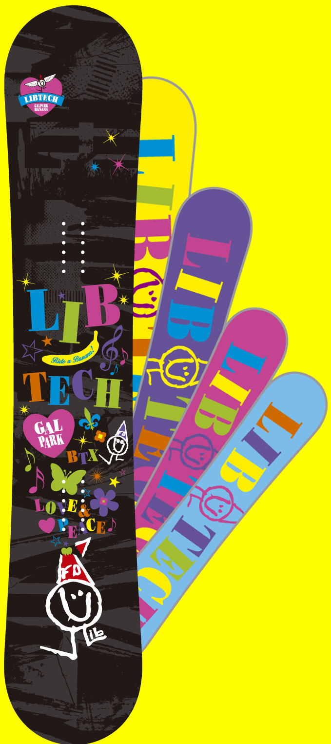 GALPARK BTX - LIBTECH 12/13 SNOWBOARDS