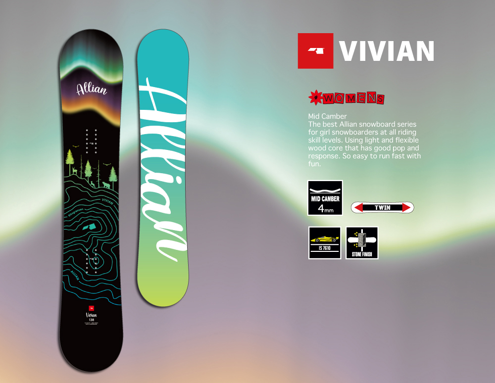 VIVIAN- WOMEN'S ALLIAN SNOWBOARDS 20-21