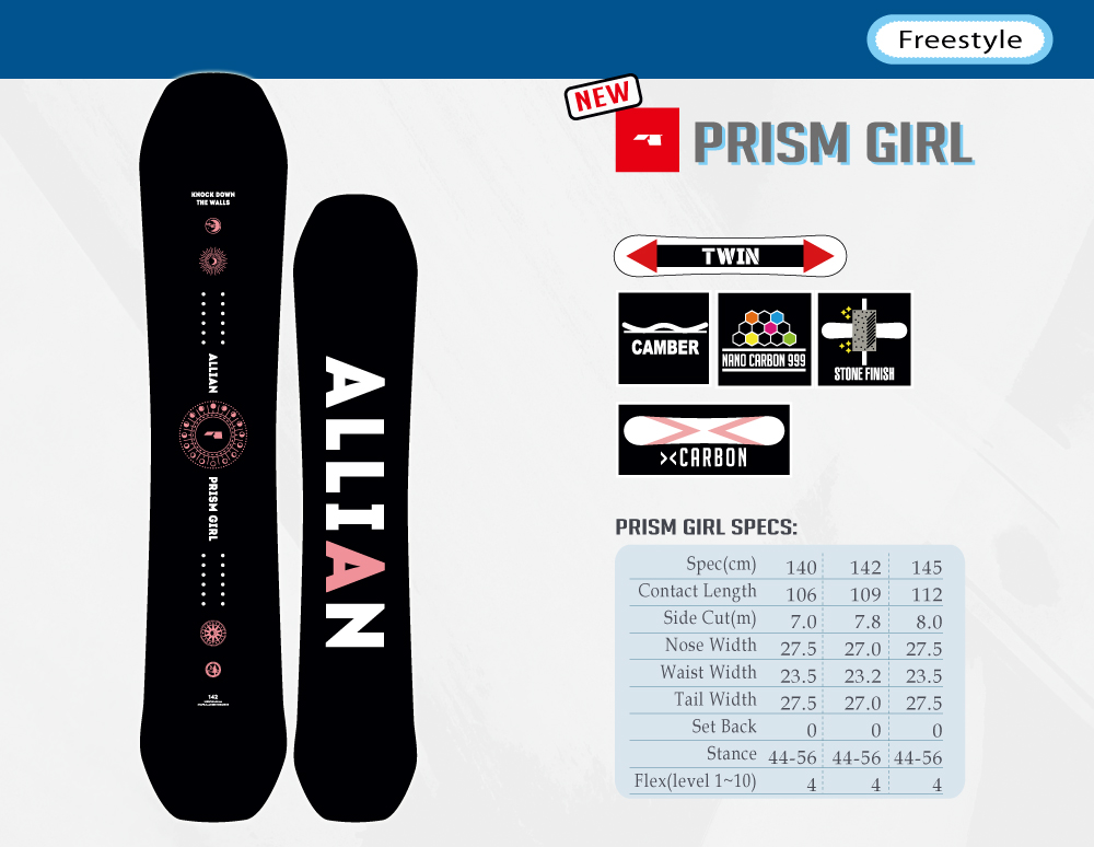 PRISM GIRL _ ALLIAN SNOWBOARDS 22-23