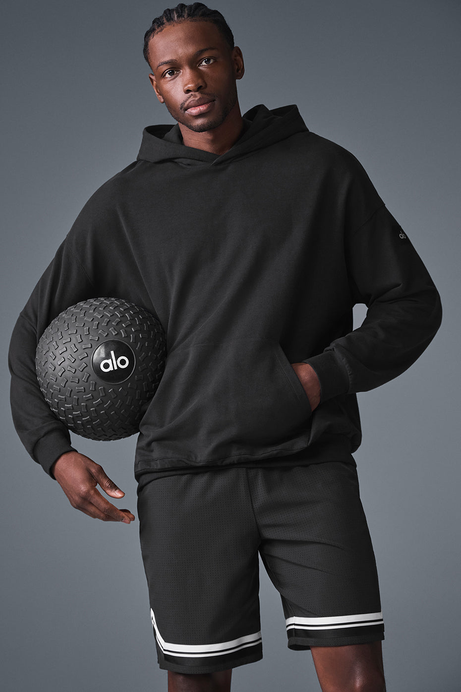 Double Take Hoodie - Black | ALO