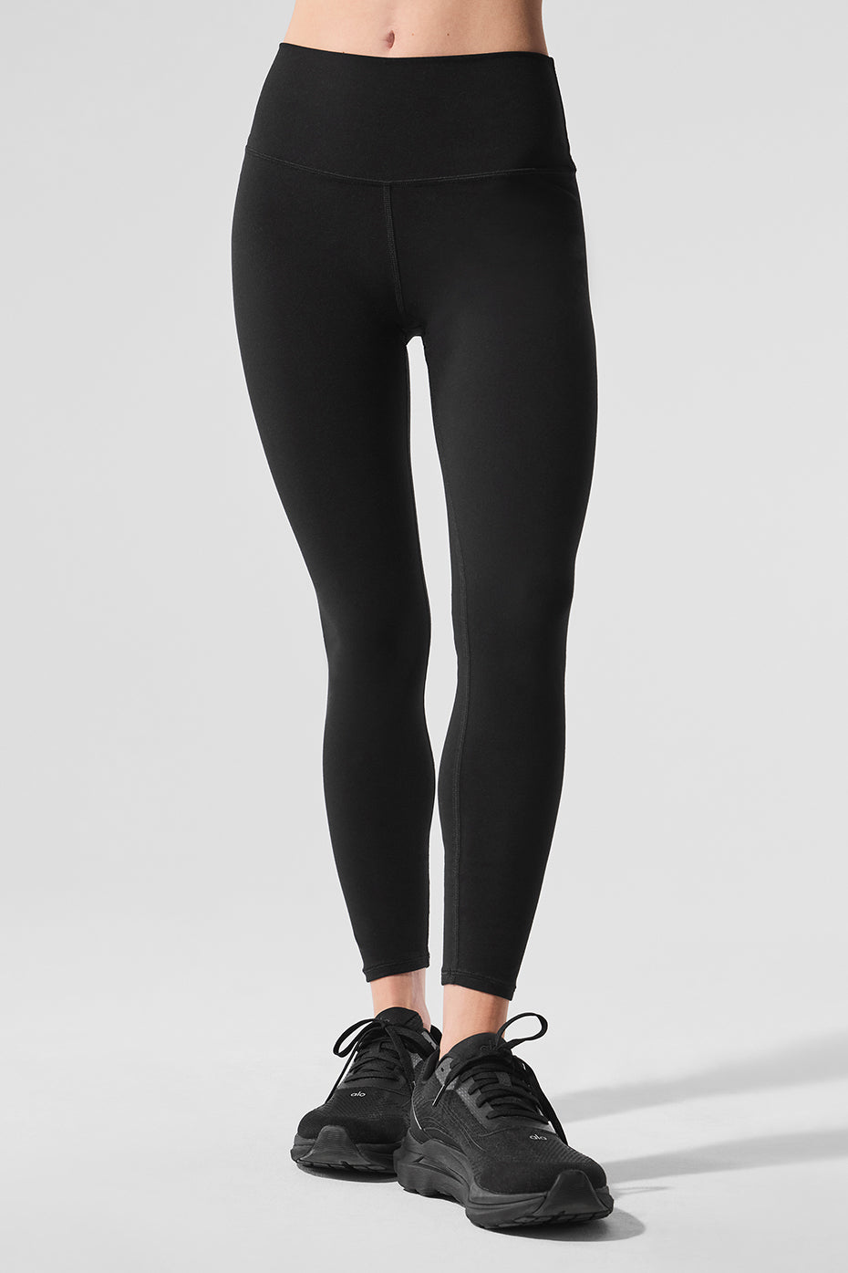 Alosoft High-Waist 7/8 Highlight Legging - Black | ALO