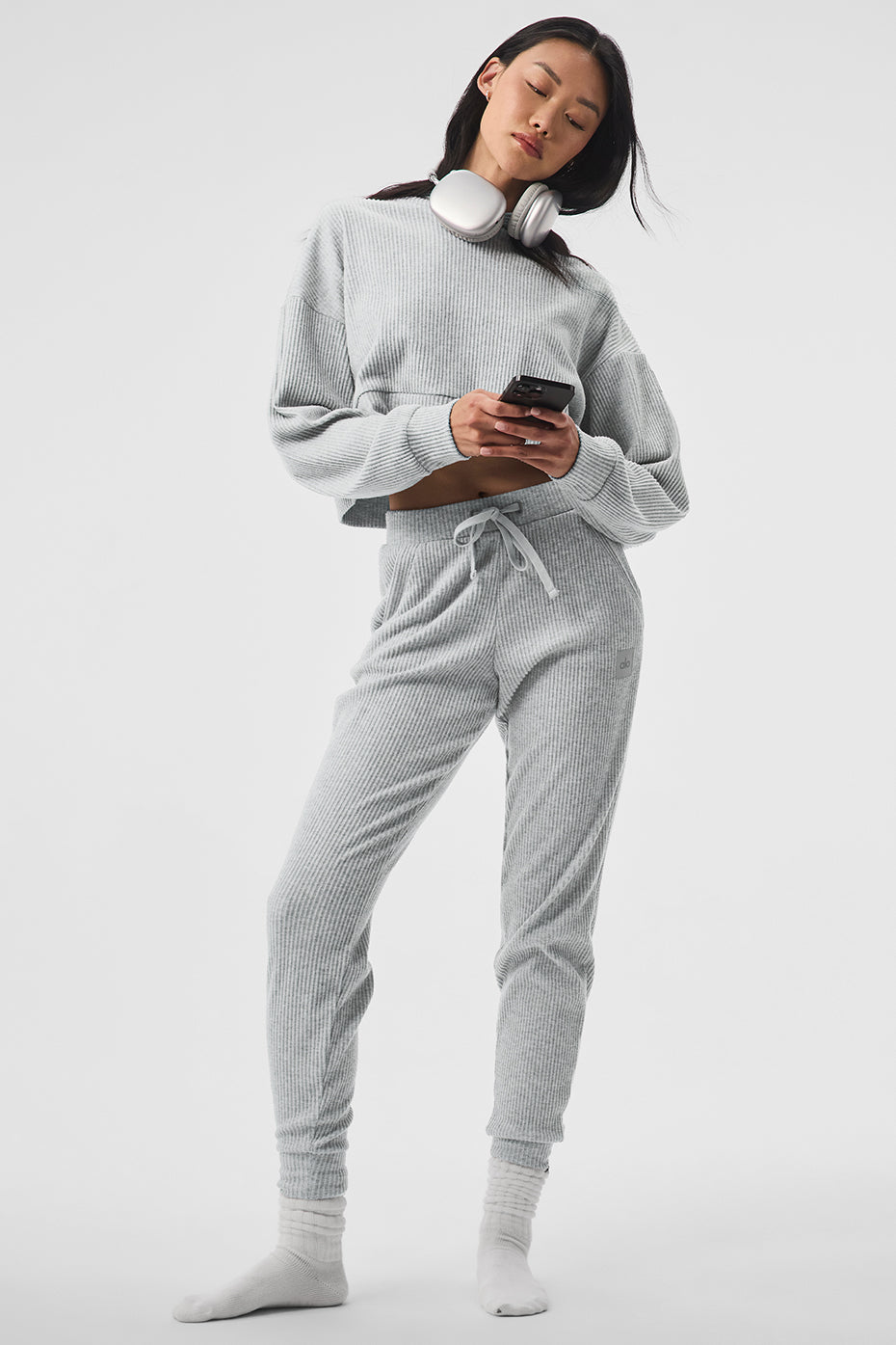 Muse Sweatpant - Athletic Heather Grey | ALO